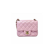 Chanel Pink Mini Square Classic Flap - Jiaxyk